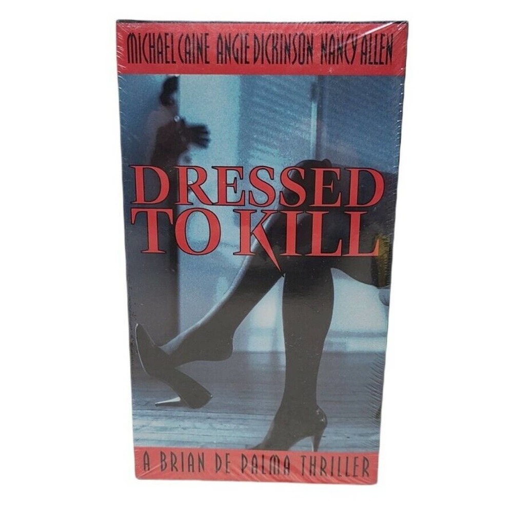 Dressed To Kill VHS Angie Dickinson Michael Caine Horror Movie Sealed